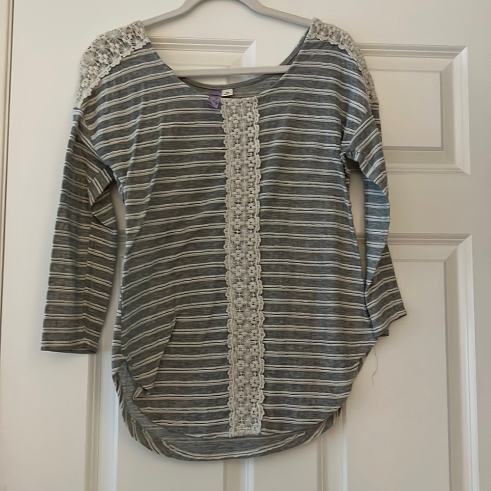Gray blouse